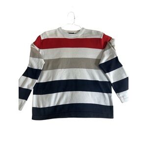 Structure American Flag‎ Sweater, Men's Size  M 100% Cotton,Multicolor
